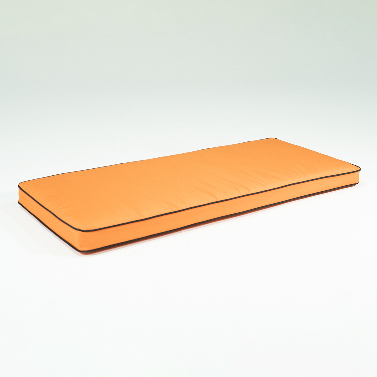 Orange bench online cushion